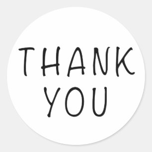 Thank you minimalist sticker