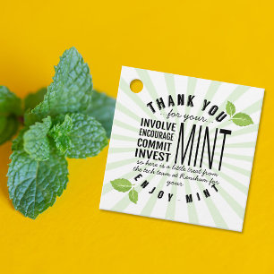 thank you mint volunteer involvement commitment  favour tags