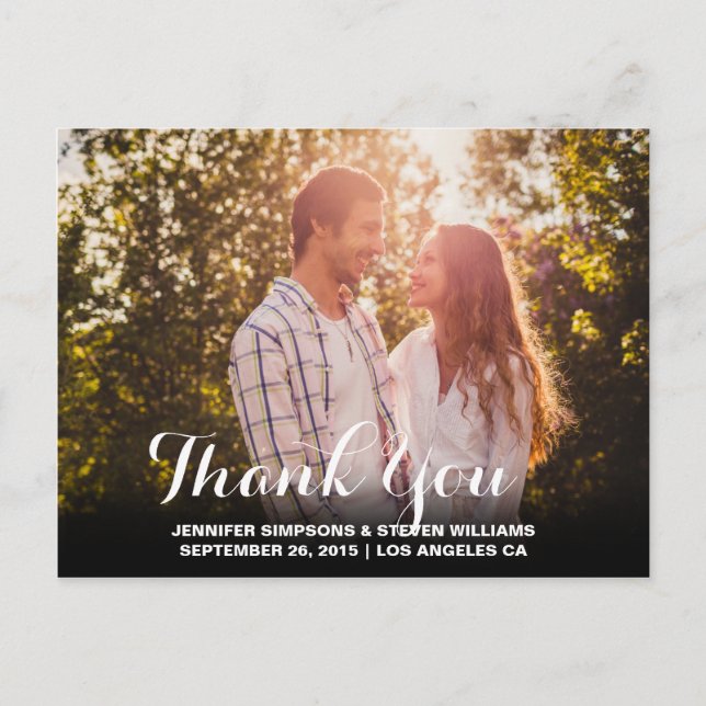 THANK YOU | MODERN POSTCARD (Front)