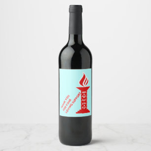 Thank You, Mom and Dad, for Your Loving Support Wine Label