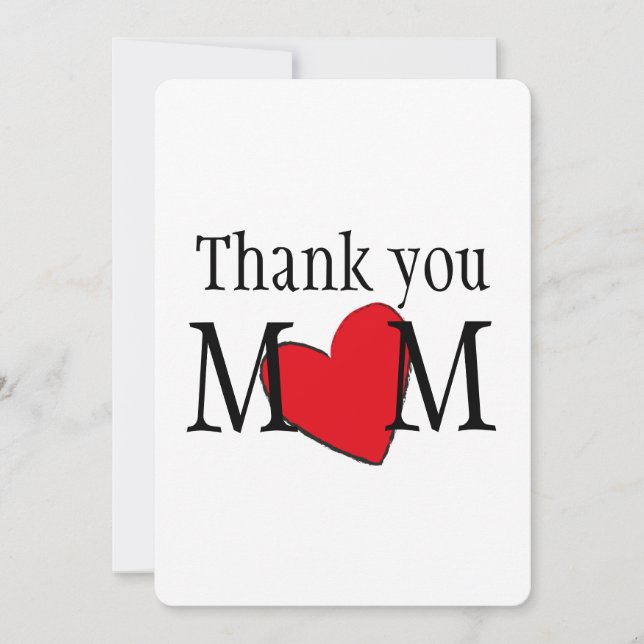 Thank You Mom Customized  (Front)