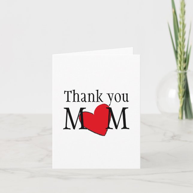 Thank You Mom Customized  (Front)
