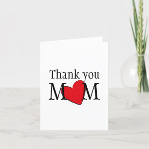 Thank You Mom Customized  Card