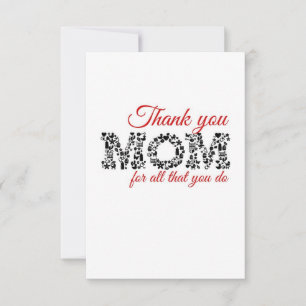 Thank you Mom for all that you do Card