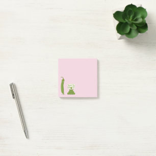 Thank You Mom Greeting with Peapod and Peas Post-it Notes