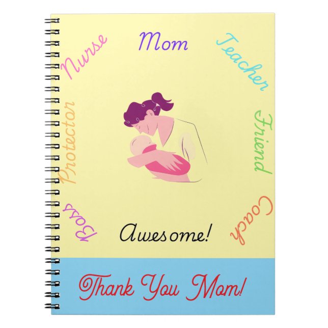 Thank You Mom Notebook (Front)