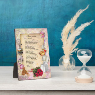 Thank you Mom Plaque