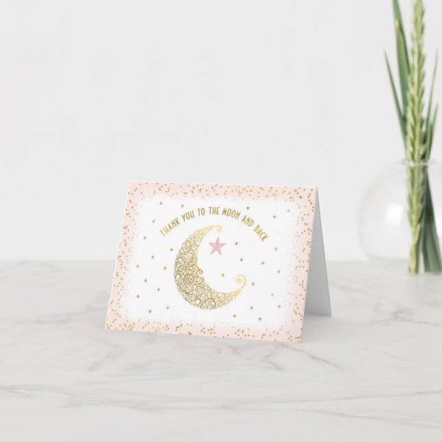 Thank You Moon and Back Twinkle Little Star Pink (Front)