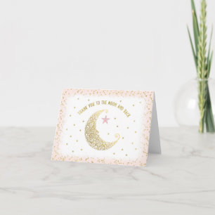 Thank You Moon and Back Twinkle Little Star Pink Card