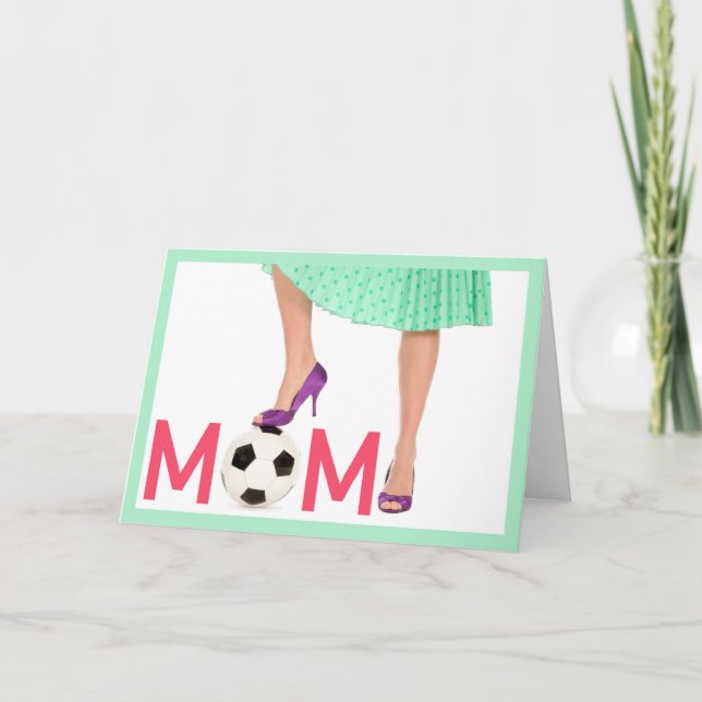 Thank You - Mother's Day - Soccer Team Mom Card (Front)