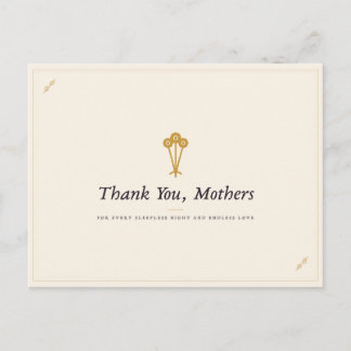 Thank You Mothers Postcard | Mother Appreciation C
