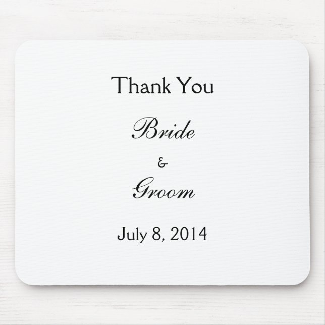 Thank You Mouse Pad (Front)