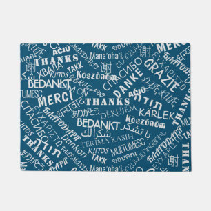 Thank You ! - Multi Language - International World Doormat