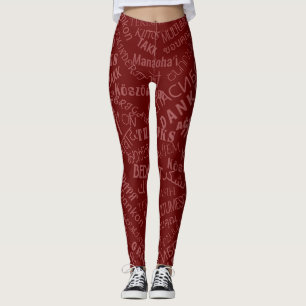 Thank You ! - Multi Language - International World Leggings