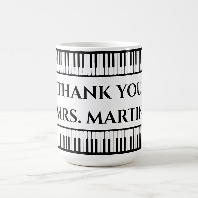 Thank You Music Teacher Coffee Mug (Center)