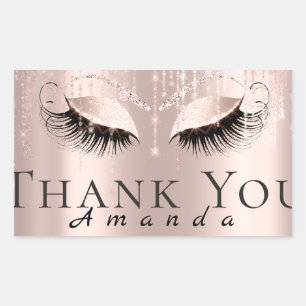 Thank You Name VIP Rose Bridal Sweet 16th Sticker