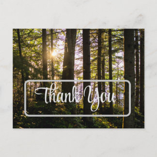 Thank you, nature, Customizable Postcard
