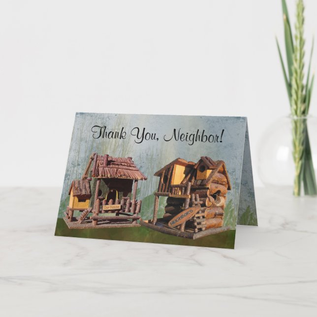 Thank You, Neighbour Thank You Card (Front)
