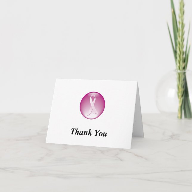 Thank You Note Breast Cancer Awareness (Front)