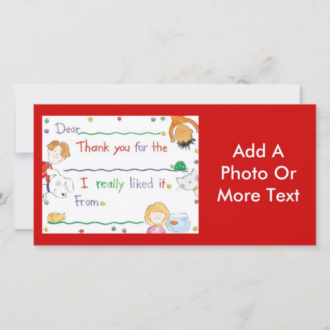 Thank You Note Card (Front)