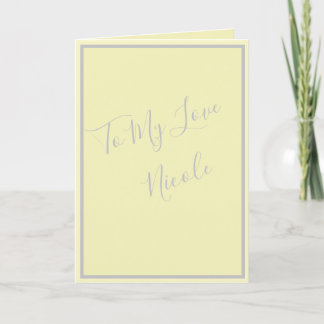 Thank You Note Card