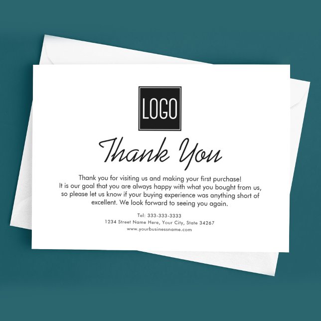 Thank You Note | Custom Logo Stationery (Creator Uploaded)