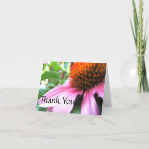 Thank You Note, Floral Purple Coneflower Card