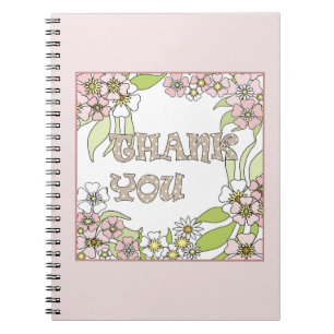Thank you notebook