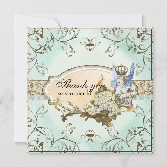Thank You Notes - Enchanted Faerie Princess (Front)