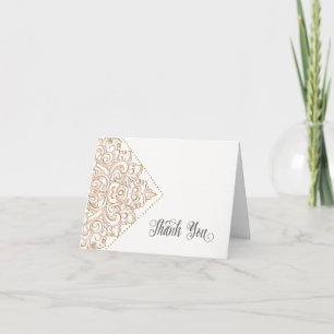 Thank You Notes Sophisticated Romantic Wedding
