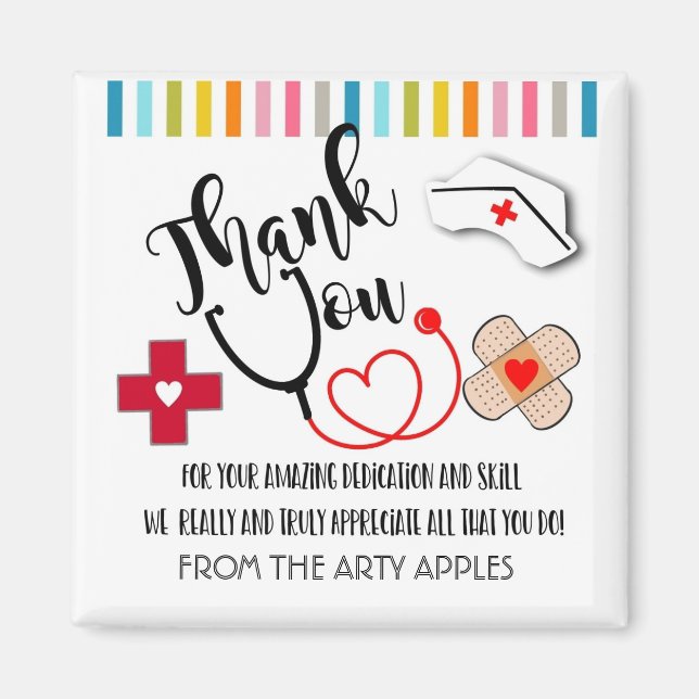 thank you nurse , nurse week magnet (Front)