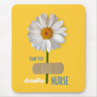 Thank You, Nurse. Smiling Daisy Custom Name Gift 