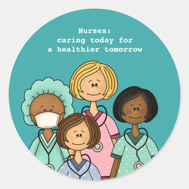 Thank You Nurse Stickers (Front)