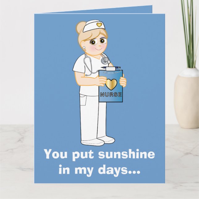 Thank You Nurse Sunshine Card (Front)
