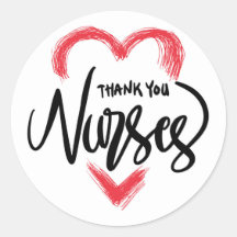Thank You Nurses Appreciation Magnet