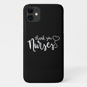 Thank You Nurses   Fancy Script iPhone 11 Case