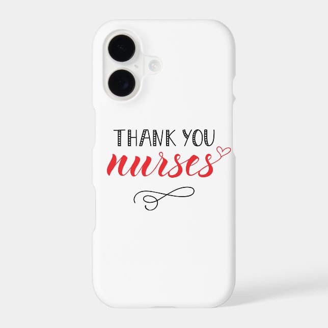Thank You Nurses | Fun Font (Back)