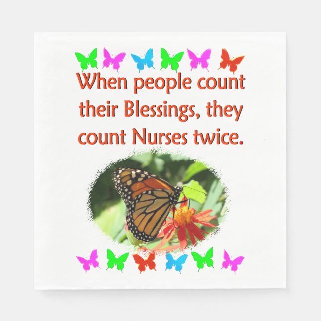 THANK YOU NURSES! NAPKIN (Front)
