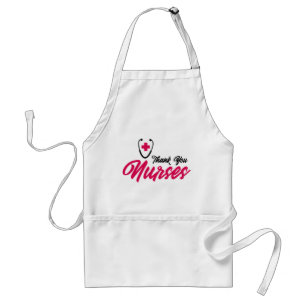 Thank You Nurses   Pink Standard Apron