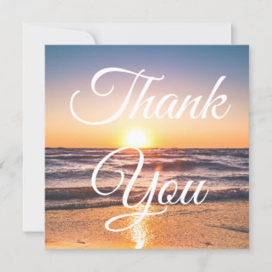 thank you on sunset background,custom
