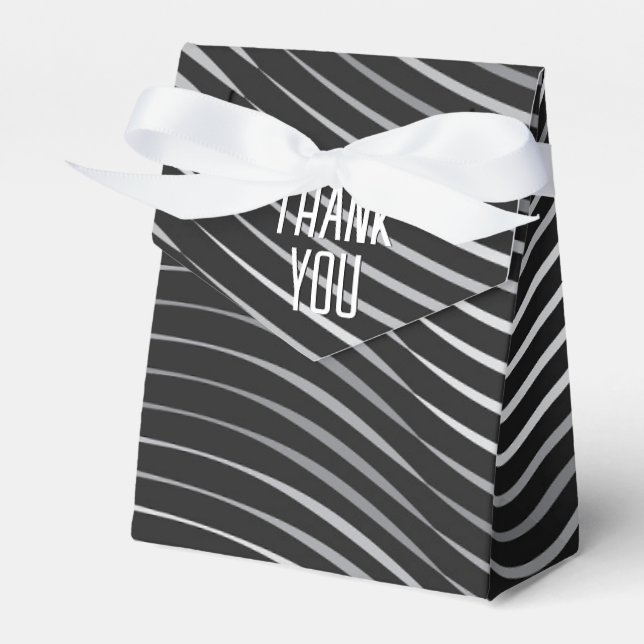 Thank You Opitical Ilusion  Favor Box (Front Side)
