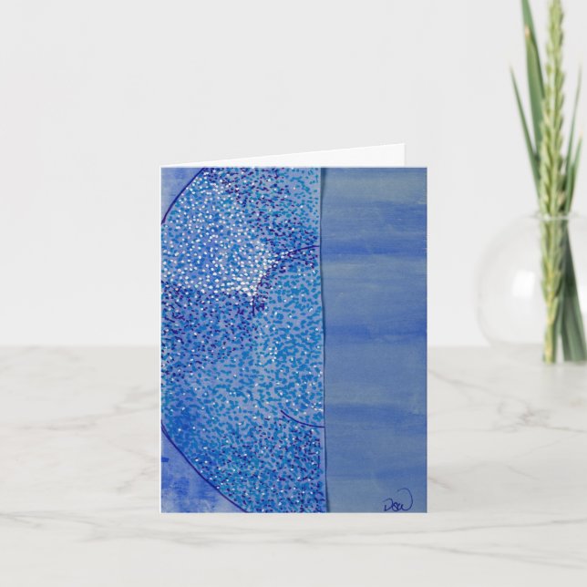 Thank you - Original Blue Artwork (Front)
