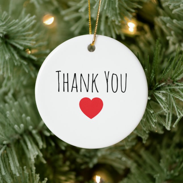 Thank You Ornament (Tree)