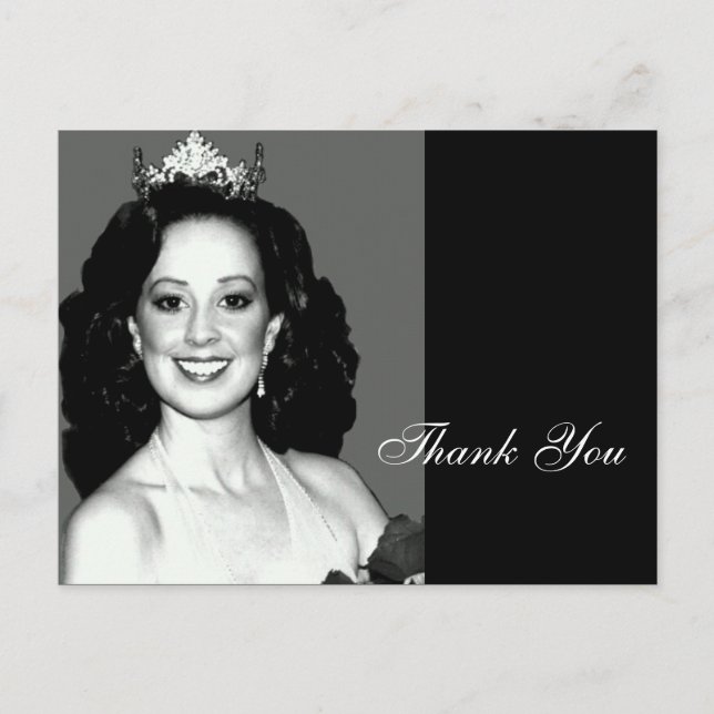Thank You Pageant Postcard (Front)
