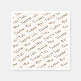 Thank You Paper Napkins