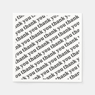 Thank You Paper Napkins