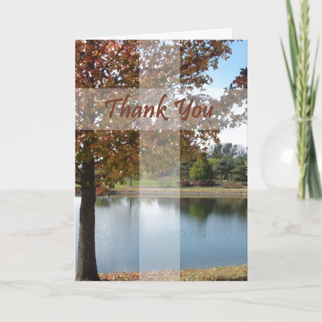 Thank You - Pastor Appreciation With Autumn Tree (Front)