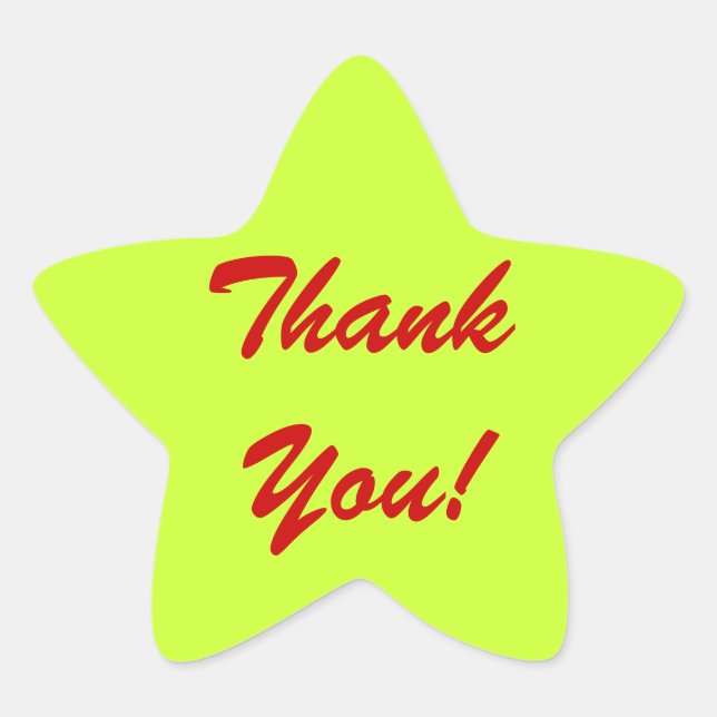 "thank You" Patient Billing Stickers (Front)