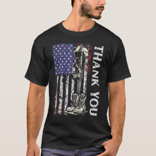 Thank You Patriotic Memorial Day 4th Of July Us F T-Shirt