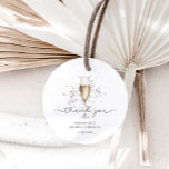 Thank You Pearls & Prosecco Bridal Shower Favour Tags<br><div class="desc">Elevate your bridal shower favours with our charming Watercolor Pearls & Prosecco Bridal Shower Favour Tags! These delightful tags are the perfect way to add a touch of whimsy and elegance to your gifts and favours, ensuring that each one is as memorable as the occasion itself. Featuring a beautiful watercolor...</div>